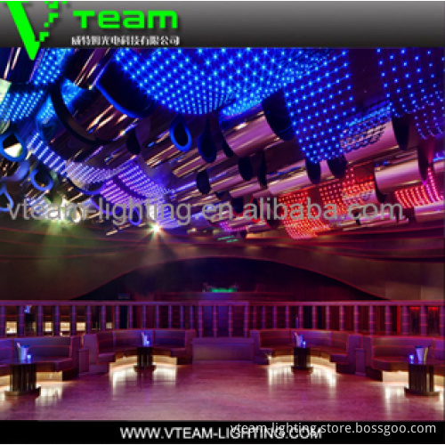 led rental curtain sign